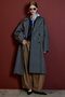 Super 140 Balloon Sleeve Wool Long Coat/スーパー140バルーンスリーブウールロングコート メゾンスペシャル/MAISON SPECIAL