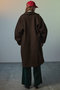 Super 140 Balloon Sleeve Wool Long Coat/スーパー140バルーンスリーブウールロングコート メゾンスペシャル/MAISON SPECIAL