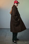 Super 140 Balloon Sleeve Wool Long Coat/スーパー140バルーンスリーブウールロングコート メゾンスペシャル/MAISON SPECIAL