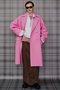 Super 140 Balloon Sleeve Wool Long Coat/スーパー140バルーンスリーブウールロングコート メゾンスペシャル/MAISON SPECIAL