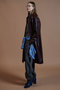 【予約販売】Stand Collar Leather Long Coat/ステンカラーレザーロングコート メゾンスペシャル/MAISON SPECIAL