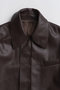 【予約販売】Stand Collar Leather Long Coat/ステンカラーレザーロングコート メゾンスペシャル/MAISON SPECIAL