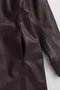 【予約販売】Stand Collar Leather Long Coat/ステンカラーレザーロングコート メゾンスペシャル/MAISON SPECIAL