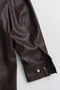 【予約販売】Stand Collar Leather Long Coat/ステンカラーレザーロングコート メゾンスペシャル/MAISON SPECIAL