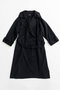 【予約販売】Cashmere Blend Double-Face Gown Coat/カシミヤブレンドリバーガウンコート メゾンスペシャル/MAISON SPECIAL BLK(ブラック)