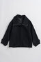 【予約販売】Oversized High-Neck Midi Coat/オーバーハイネックミディコート メゾンスペシャル/MAISON SPECIAL BLK(ブラック)