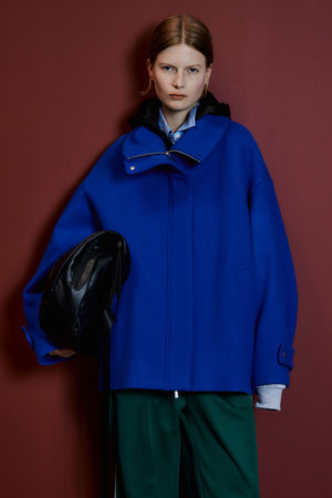 メゾンスペシャル/MAISON SPECIALのOversized High-Neck Midi Coat/オーバーハイネックミディコート(110900/110903)