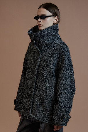 メゾンスペシャル/MAISON SPECIALの【予約販売】Oversized High-Neck Midi Coat/オーバーハイネックミディコート(110900/110903)