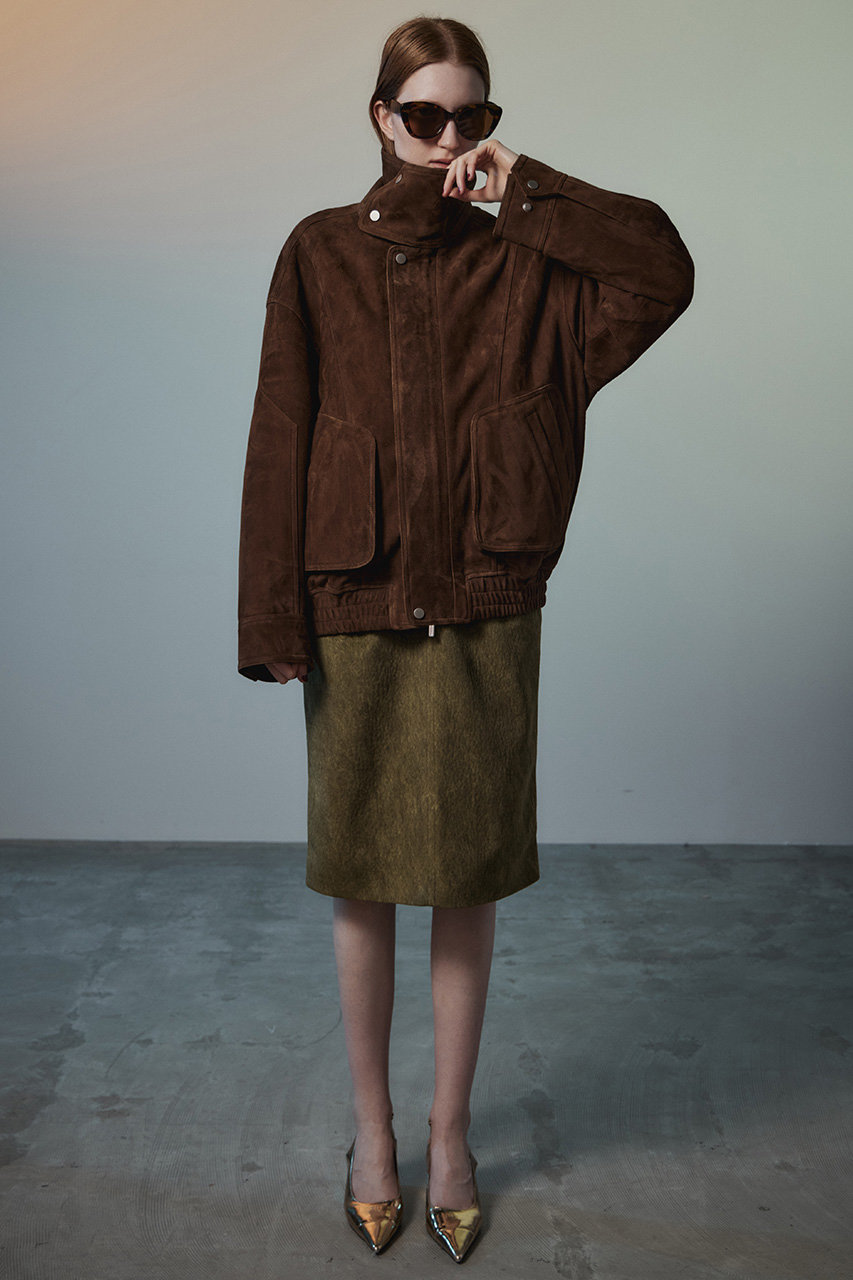 MAISON SPECIAL(メゾンスペシャル)｜Goat Suede Swing Top Blouson