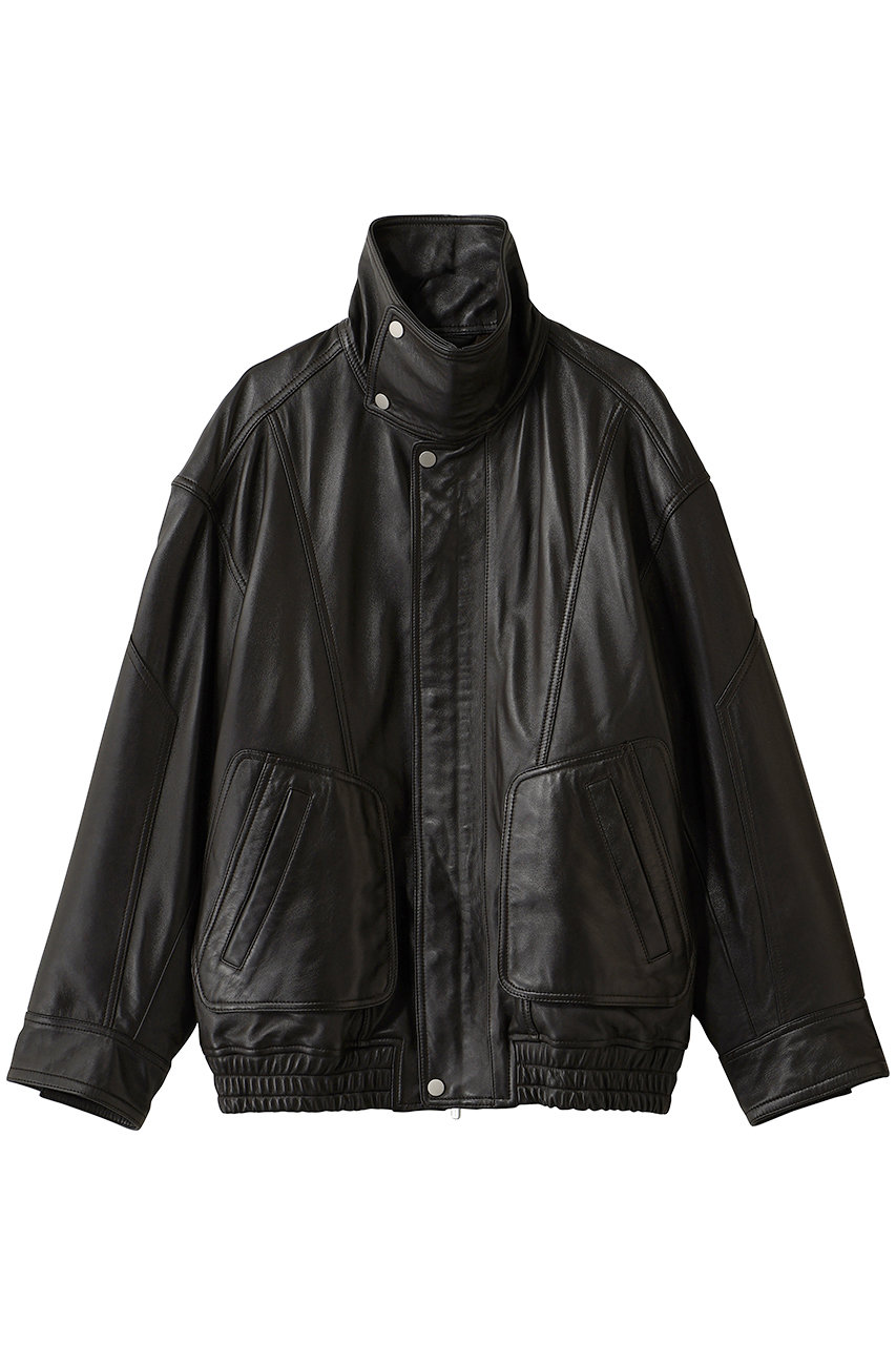 メゾンスペシャル/MAISON SPECIALの【予約販売】Sheep Leather Swing Top Blouson/SHEEP LEATHERスイングトップブルゾン(BRN(ブラウン)/21262215205)