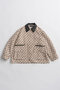 【予約販売】Flower Jacquard Utility Jacket/フラワージャガードユーティリティジャケット メゾンスペシャル/MAISON SPECIAL IVR(アイボリー)