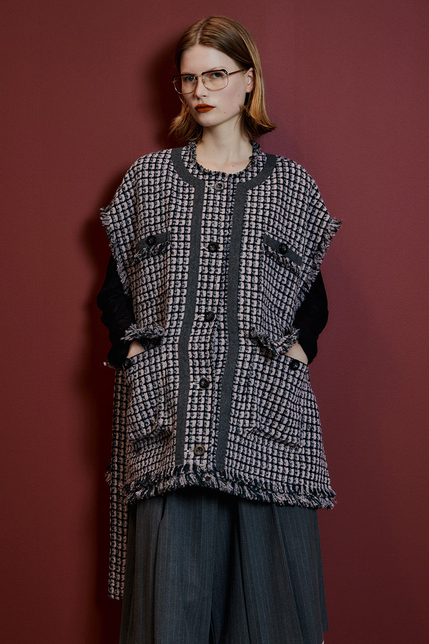 MAISON SPECIAL(メゾンスペシャル)｜【予約販売】Belted Tweed