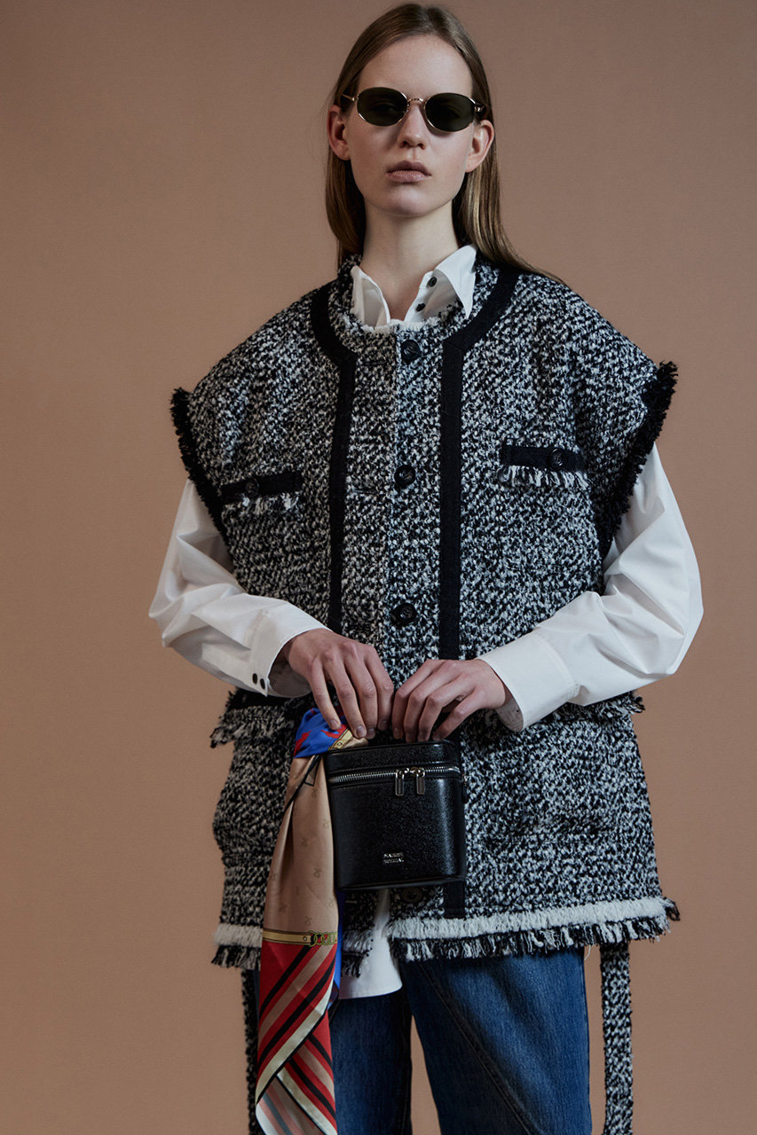MAISON SPECIAL(メゾンスペシャル)｜【予約販売】Belted Tweed