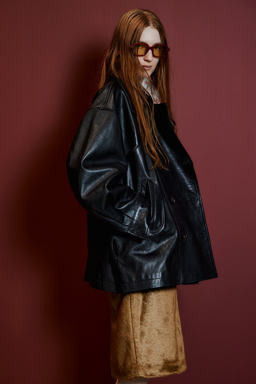 メゾンスペシャル　短丈コート MAISON SPECIAL(メゾンスペシャル)｜【予約販売】Leather Short Trench
