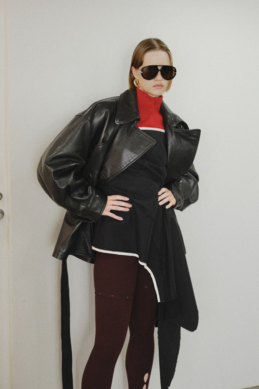 MAISON SPECIAL(メゾンスペシャル)｜【予約販売】Leather Short Trench