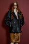 【予約販売】Leather Short Trench Coat/レザーショートトレンチコート メゾンスペシャル/MAISON SPECIAL