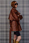 【予約販売】Leather Short Trench Coat/レザーショートトレンチコート メゾンスペシャル/MAISON SPECIAL