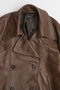 【予約販売】Leather Short Trench Coat/レザーショートトレンチコート メゾンスペシャル/MAISON SPECIAL