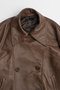【予約販売】Leather Short Trench Coat/レザーショートトレンチコート メゾンスペシャル/MAISON SPECIAL