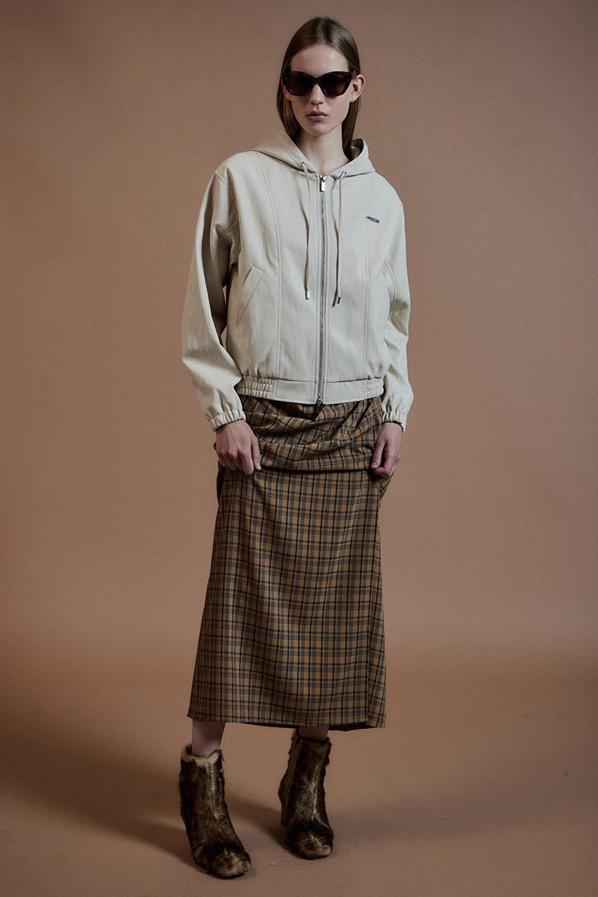 MAISON SPECIAL(メゾンスペシャル)｜【予約販売】Faux Leather Hoodie