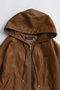 【予約販売】Faux Leather Hoodie Parka/フェイクレザーフーディパーカー メゾンスペシャル/MAISON SPECIAL
