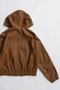 【予約販売】Faux Leather Hoodie Parka/フェイクレザーフーディパーカー メゾンスペシャル/MAISON SPECIAL