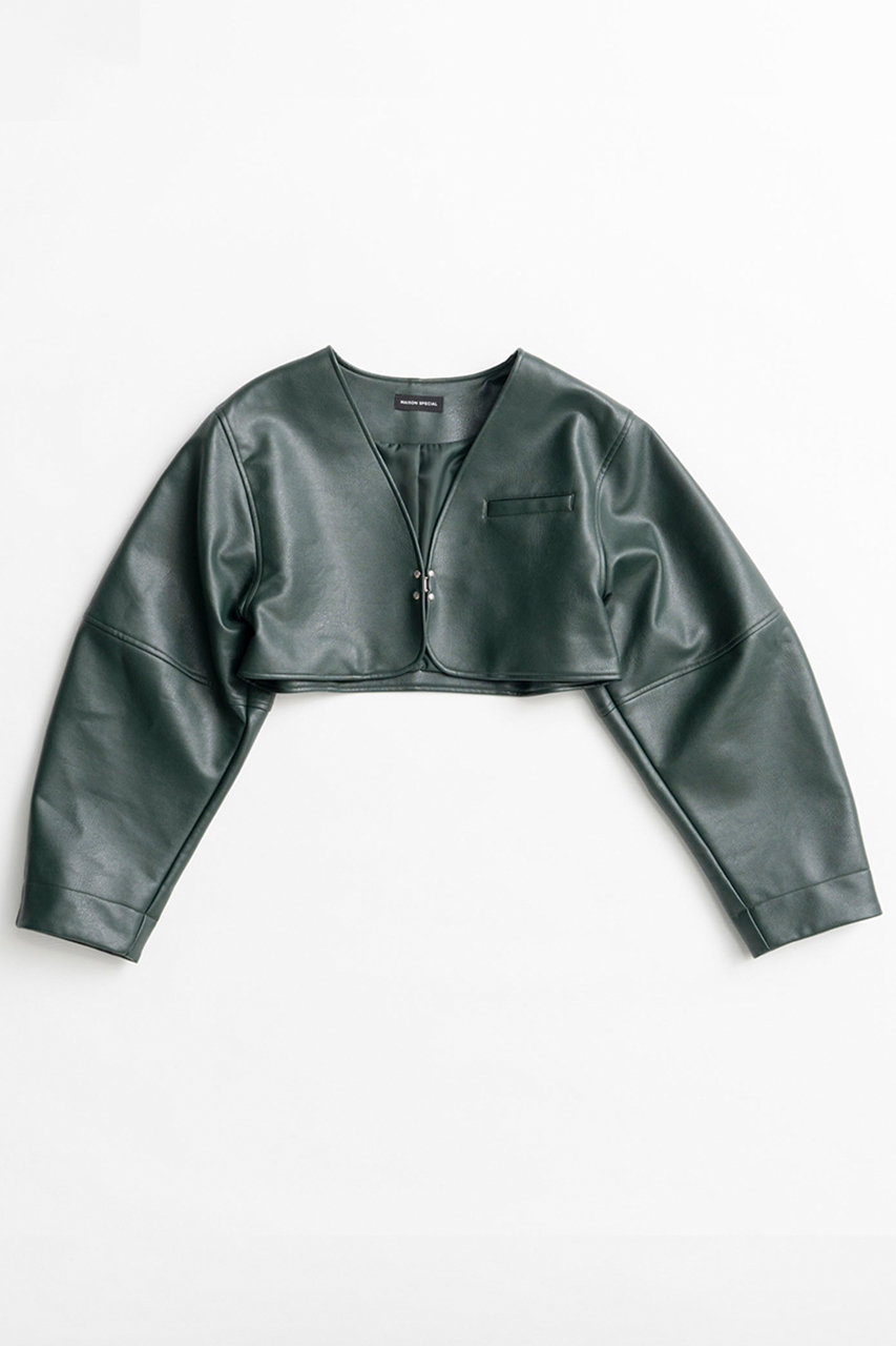 MAISON SPECIAL(メゾンスペシャル)｜【予約販売】Faux Leather Short