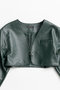 【予約販売】Faux Leather Short Jacket/フェイクレザーレザーショートジャケット メゾンスペシャル/MAISON SPECIAL