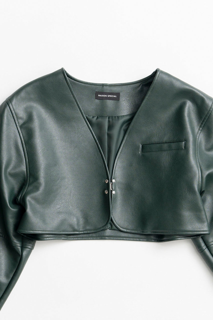 MAISON SPECIAL(メゾンスペシャル)｜【予約販売】Faux Leather Short