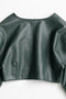 【予約販売】Faux Leather Short Jacket/フェイクレザーレザーショートジャケット メゾンスペシャル/MAISON SPECIAL