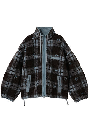 メゾンスペシャル/MAISON SPECIALの【予約販売】Flower Embroidery Boa Blouson/フラワーエンブロイダリーボアブルゾン(110800/110802)