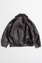 【予約販売】Oversized Stand Collar Leather Blouson/オーバースタンドカラーレザーブルゾン メゾンスペシャル/MAISON SPECIAL