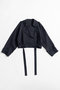 【予約販売】Suiting Short Trench Coat/スーチングショートトレンチ メゾンスペシャル/MAISON SPECIAL NVY(ネイビー)