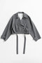 【予約販売】Suiting Short Trench Coat/スーチングショートトレンチ メゾンスペシャル/MAISON SPECIAL GRY(グレー)