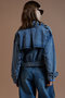 【予約販売】Denim Short Trench Coat/デニムショートトレンチ メゾンスペシャル/MAISON SPECIAL