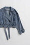 【予約販売】Denim Short Trench Coat/デニムショートトレンチ メゾンスペシャル/MAISON SPECIAL