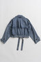 【予約販売】Denim Short Trench Coat/デニムショートトレンチ メゾンスペシャル/MAISON SPECIAL