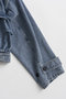【予約販売】Denim Short Trench Coat/デニムショートトレンチ メゾンスペシャル/MAISON SPECIAL