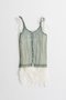 【予約販売】(Yurika Nakano Collaboration) Mille-Feuille Camisole Dress/(ナカノユリカコラボ)ミルフィーユキャミソールドレス メゾンスペシャル/MAISON SPECIAL GRN(グリーン)