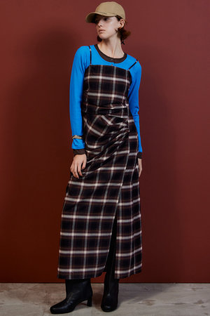 メゾンスペシャル/MAISON SPECIALの【予約販売】Drape Dress with Babushka/バブーシュカ付キドレープワンピース(110500/110503)