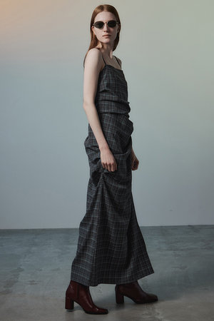 メゾンスペシャル/MAISON SPECIALの【予約販売】Drape Dress with Babushka/バブーシュカ付キドレープワンピース(110500/110503)