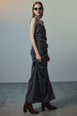 Drape Dress with Babushka/バブーシュカ付きドレープワンピース