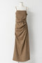 【予約販売】Drape Dress with Babushka/バブーシュカ付キドレープワンピース メゾンスペシャル/MAISON SPECIAL BGE(ベージュ)