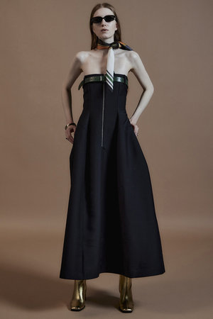 メゾンスペシャル/MAISON SPECIALのTulip Silhouette Camisole Dress/チューリップシルエットキャミワンピース(110500/110503)