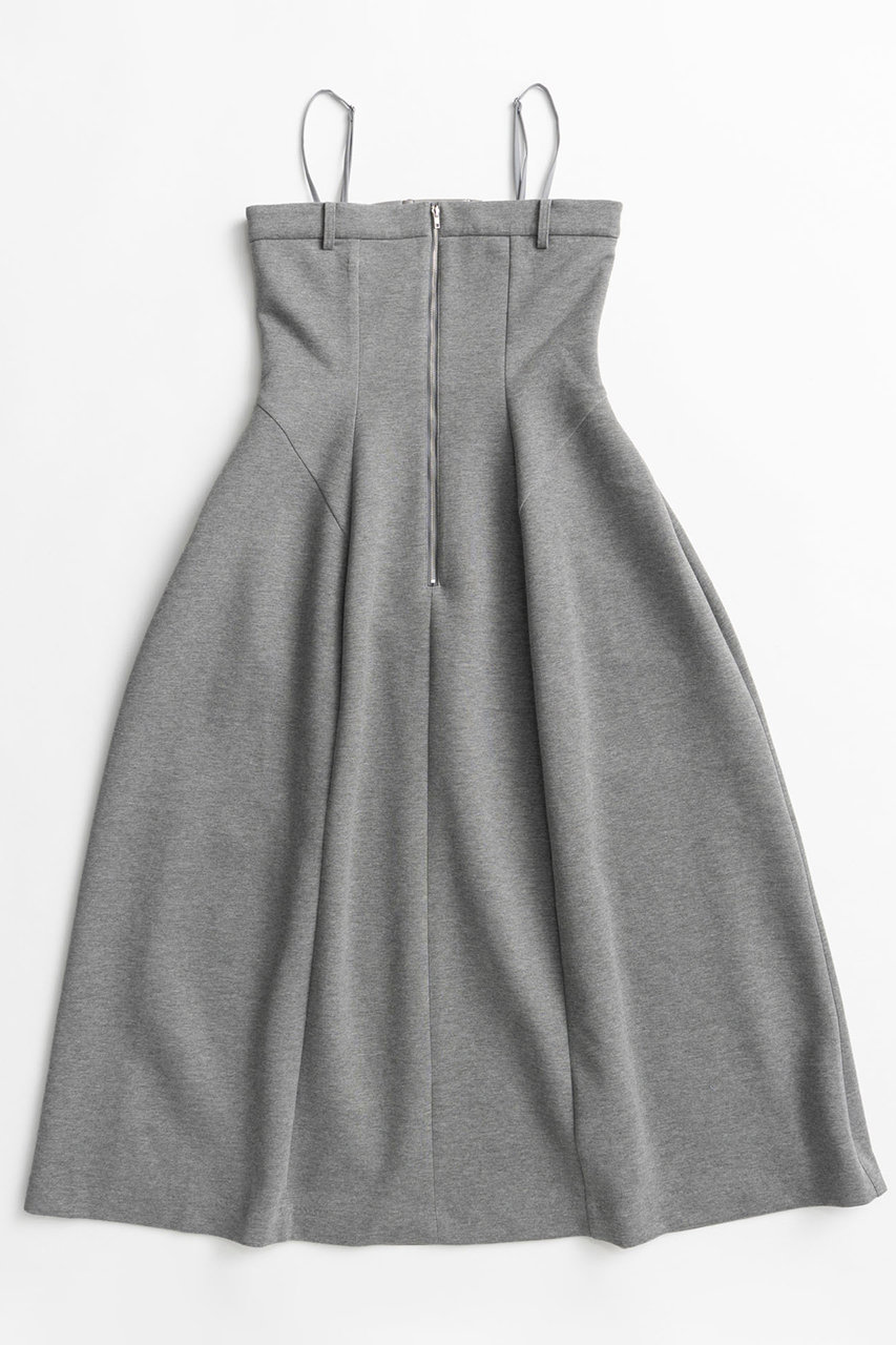 メゾンスペシャル/MAISON SPECIALのTulip Silhouette Camisole Dress/チューリップシルエットキャミワンピース(GRY(グレー)/21262265802)