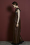 Faux Leather Frill Rompers/フェイクレザーフリルロンパース メゾンスペシャル/MAISON SPECIAL