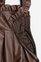Faux Leather Frill Rompers/フェイクレザーフリルロンパース メゾンスペシャル/MAISON SPECIAL