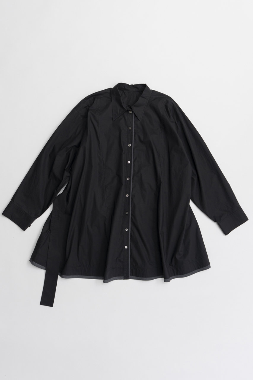 メゾンスペシャル/MAISON SPECIALの【予約販売】Shirt Tunic/シャツチュニック(BLK(ブラック)/21262315202)