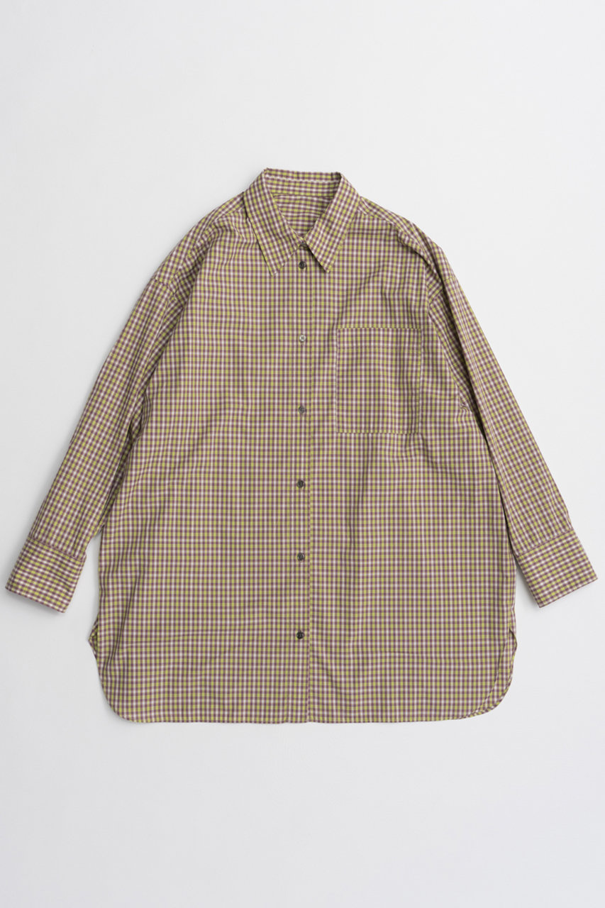 Multi-Apron Oversized Check Shirt/マルチエプロンオーバーチェックシャツ