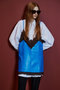 【予約販売】Lace-Trim Faux Leather Tunic/レーストリムフェイクレザーチュニック メゾンスペシャル/MAISON SPECIAL